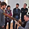 Students listening to Xavier Diaz-Latorre
